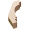 Ekena Millwork 5-inch W x 18-inch D x 24-inch H Pescadero Rough Cedar Woodgrain TimberThane Knee Brace, Primed BRCUR05X18X24PECRCPR - alternate 5